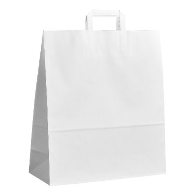 Papírová taška bílá - 40x16x45cm