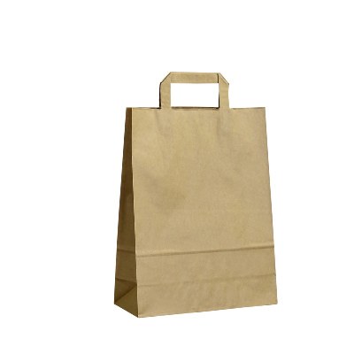 Papírová taška hnědá -26x10x33cm