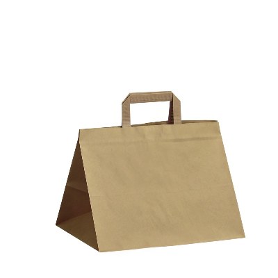 Papírová taška hnědá - 32x22x24cm
