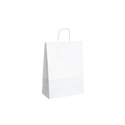 Papírová taška bílá -24x11x33cm