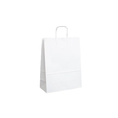 Papírová taška bílá -26x12x34cm