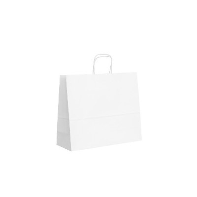Papírová taška bílá -34x12x29cm