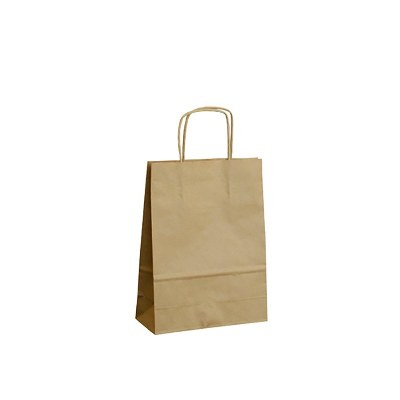 Papírová taška hnědá - 18x8x24cm