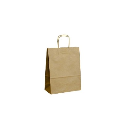 Papírová taška hnědá - 22x10x28cm