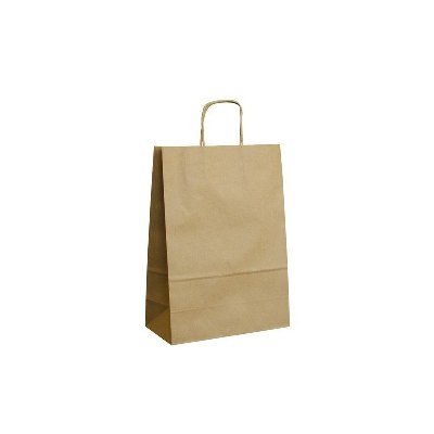 Papírová taška hnědá - 24x11x33cm